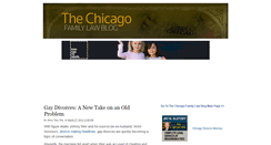 Desktop Screenshot of chicagofamilylawyersblog.com